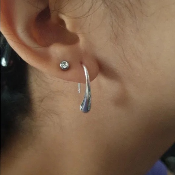 New Simple 925 Sterling Silver Earrings - Picture 7 of 9